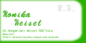 monika weisel business card